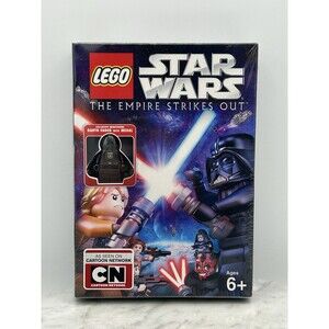LEGO Star Wars The Empire Strikes Out DVD & Exclusive Darth Vader Minifigure NIB